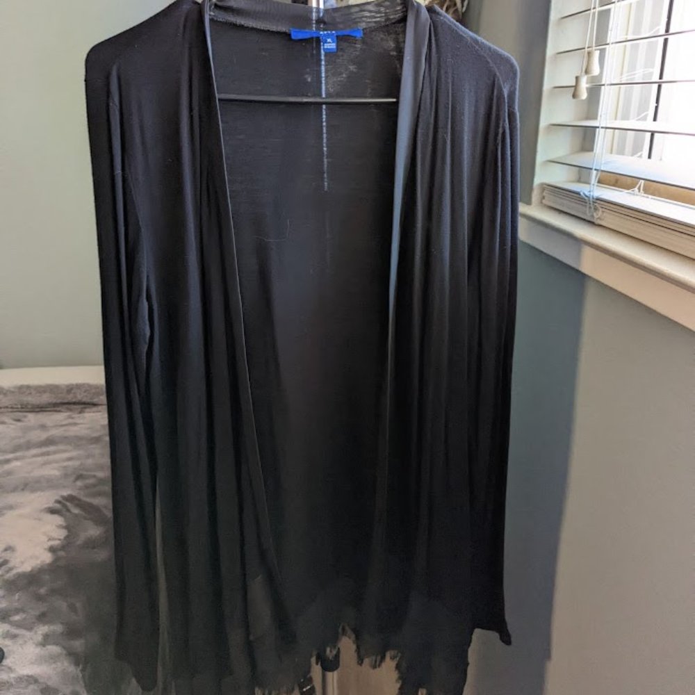 Apt. 9 black thin cardigan